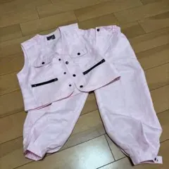 SANDAN ピンク ベストとパンツセット