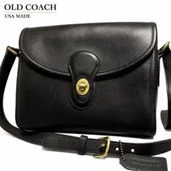 極希少 COACH オールドコーチ 5299 ショルダーバッグ ターンロック 黒