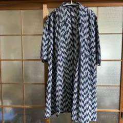 儀右ヱ門 GIEMON 久留米絣 トップス オカモト商店 日本製 ボーダー 