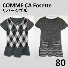 コムサ フォセット ワンピース リバーシブル 80cmのサムネイル