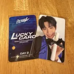 zb1 ゼベワン テレ　キムテレ サイン チェキ　ラッキートレカ