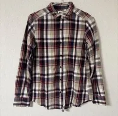 UNIQLO チェック柄 長袖シャツ