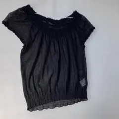 un dix cors 刺繍レースブラウス　黒　サイズ2　ポスト投函のサムネイル