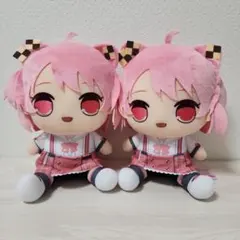 カラフルピーチ　カラピチ　 おおきなBIGぬいぐるみ　のあ　2体セット