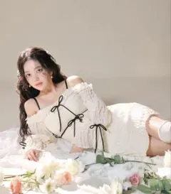 完売品・新品】エムミーエメ Dot chiffon ruffle setup - メルカリ