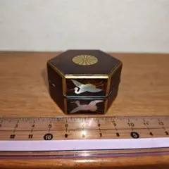 ☆皇室御下賜品☆ 上皇陛下 平成即位の礼 ボンボニエール 棗型鳳凰文