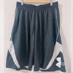 アンダーアーマー ハーフパンツ ワイド 総柄 L 黒 ポリエステル スポーツのサムネイル