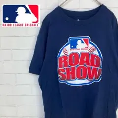 【ＭＬＢ】マジェスティック　メジャーリーグロードショープリントロゴ入りＴシャツ