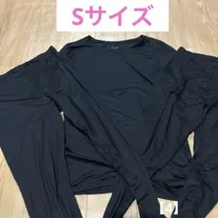 【4】 ユニクロ　ヒートテック　3枚セット　Sサイズ ブラック