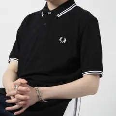 た*せ様 未着用品 Fred Perry メンズ ポロシャツ XL チャコールグ
