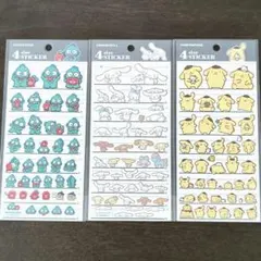 サンリオシール　4size STICKER　3種　正規品　カミオジャパン