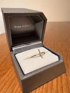 JPGOODBUY様専用 STAR JEWELRY K10ゴールド クロスリングのサムネイル