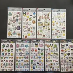 【正規品】たまごっち 大人の図鑑 4サイズステッカー まとめ売り