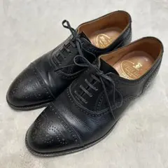 SCOTCH GRAIN/ウィングチップシューズ/size24.5/黒/3400