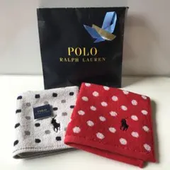 ご専用【新品】 タグ付き POLO RALPH LAUREN ハンドタオル ２枚のサムネイル