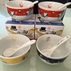 KFC ムーミン スプーン付きボウル 4個セット