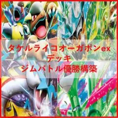 ポケモンカード　デッキ　タケルライコ　オーガポン　メガガルーラ　04125