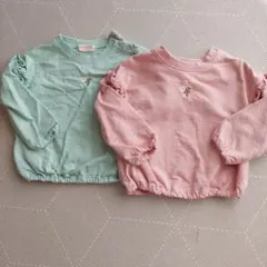 カットソー　長袖　95　２枚セット