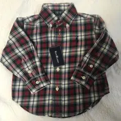 ラルフローレン シャツ チェック柄 未使用 1歳用