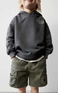 ZARA カーゴショーツ 110 5歳 カーキ