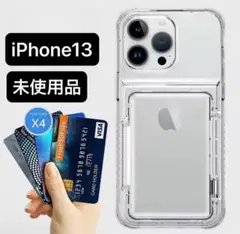 iPhone13 ケース クリア 透明 チェキ カードポケット SHEIN 収納