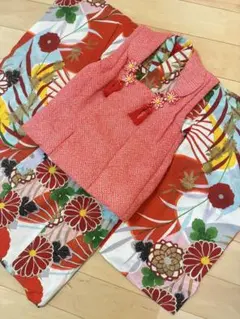 3歳七五三用 アンティーク着物と被布セット