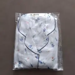 Golden Dragon シルク100%花柄パジャマ M※少々難あり