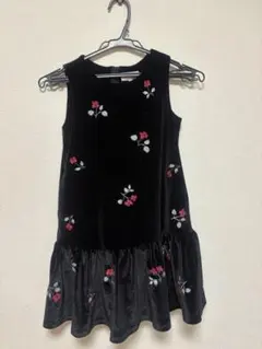 kate spade 黒刺繍ワンピース 130