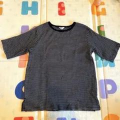 アメリカンホリック　ボーダーカットソー　半袖　L size