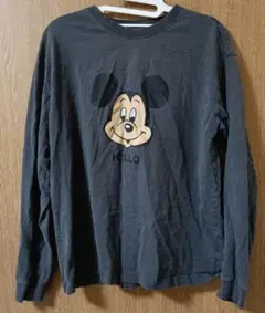Mélan Cleuge ミッキーマウス 長袖Tシャツ
