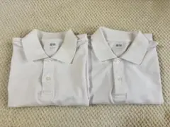 UNIQLOホワイトポロシャツ 2枚セット
