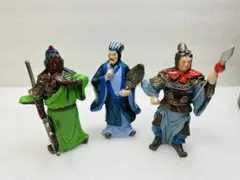 三国志 武将 フィギュア 3体セット 「諸葛孔明」「關羽」「馬超」