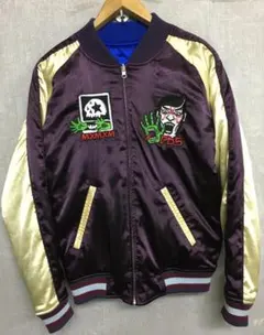 PUNK DRUNKERS スカジャン 　リバーシブル PUNK DRUNKERS パンクドランカーズ リバーシブル 刺繍