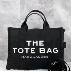 専用 美品 マークジェイコブス キャンバス 2way ショルダー ザトート 黒