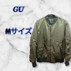 GU 지유 MA-1 비행 재킷 밀리터리 블루존