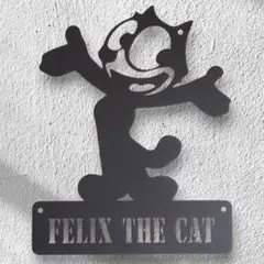 フィリックス・ザ・キャット Felix the Cat 字抜き メタルサイン