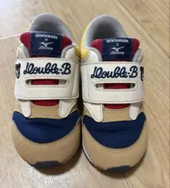 ミキハウス x Mizuno ダブルB スニーカー16.5cm