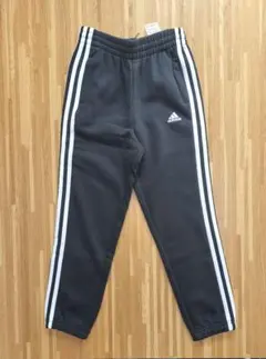 裏起毛　adidas　アディダス　１５０　パンツ　長ズボン　ブラック　黒　キッズ