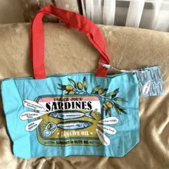 Trader Joe's トレーダージョーズ　トレジョ　サーディン　エコバッグ