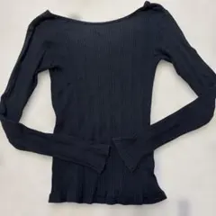 YOUNG & OLSEN ブラック長袖Tシャツのサムネイル