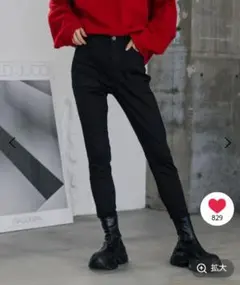 jeanasis jeggings ジーナシス ジェギンス ブラック Mサイズ