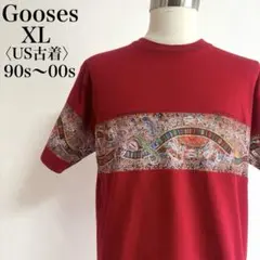 90s〜00s グーシーズTシャツ オーストラリア製 アボリジナルアート 希少のサムネイル