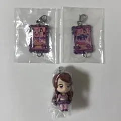 アイカツ ガチャ 紫吹蘭 カード キーホルダー トップス スカート