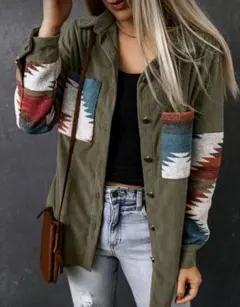 SHEIN コーデュロイシャツ