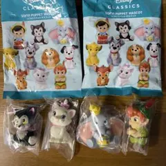 ディズニークラシック ソフビパペットマスコット　　 4種