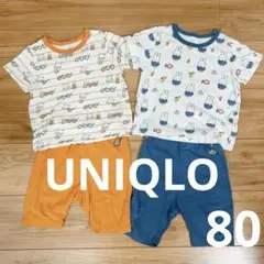 UNIQLO パジャマ　２点セット　80size 半袖　夏