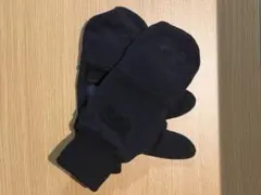 POLARTEC フリース ミトン 手袋 フィンガーレス ブラック