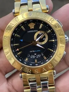 VERSACE 腕時計 GMT&ALARM コンビカラーのサムネイル