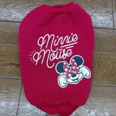 Disney ミニーマウス 犬用服 レッド サイズ５号