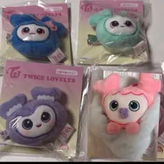 twice まとめ売り おくるみマスコット、ぬいぐるみヘアピン